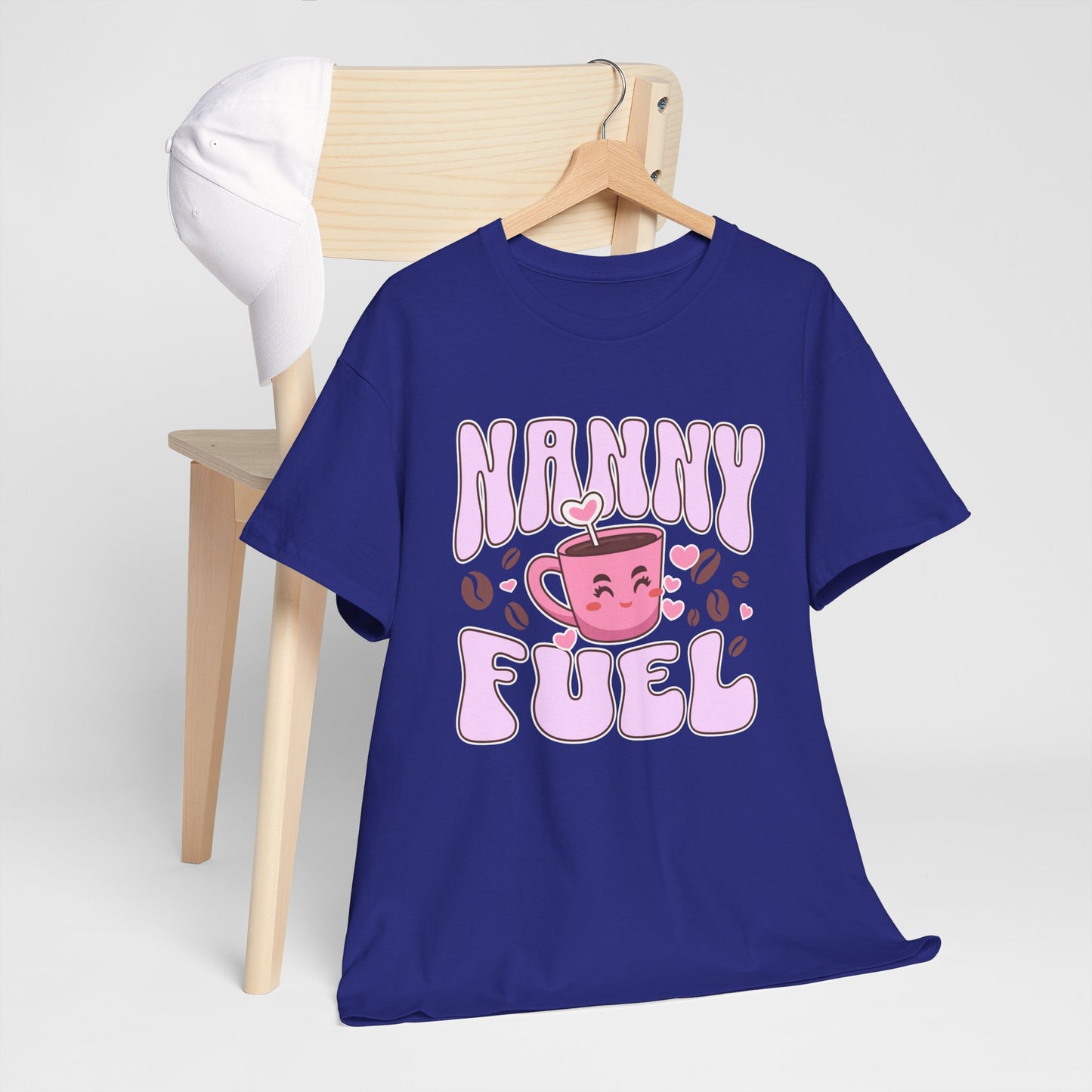 Nanny Fuel Coffee Cute Unisex Heavy Cotton Tee