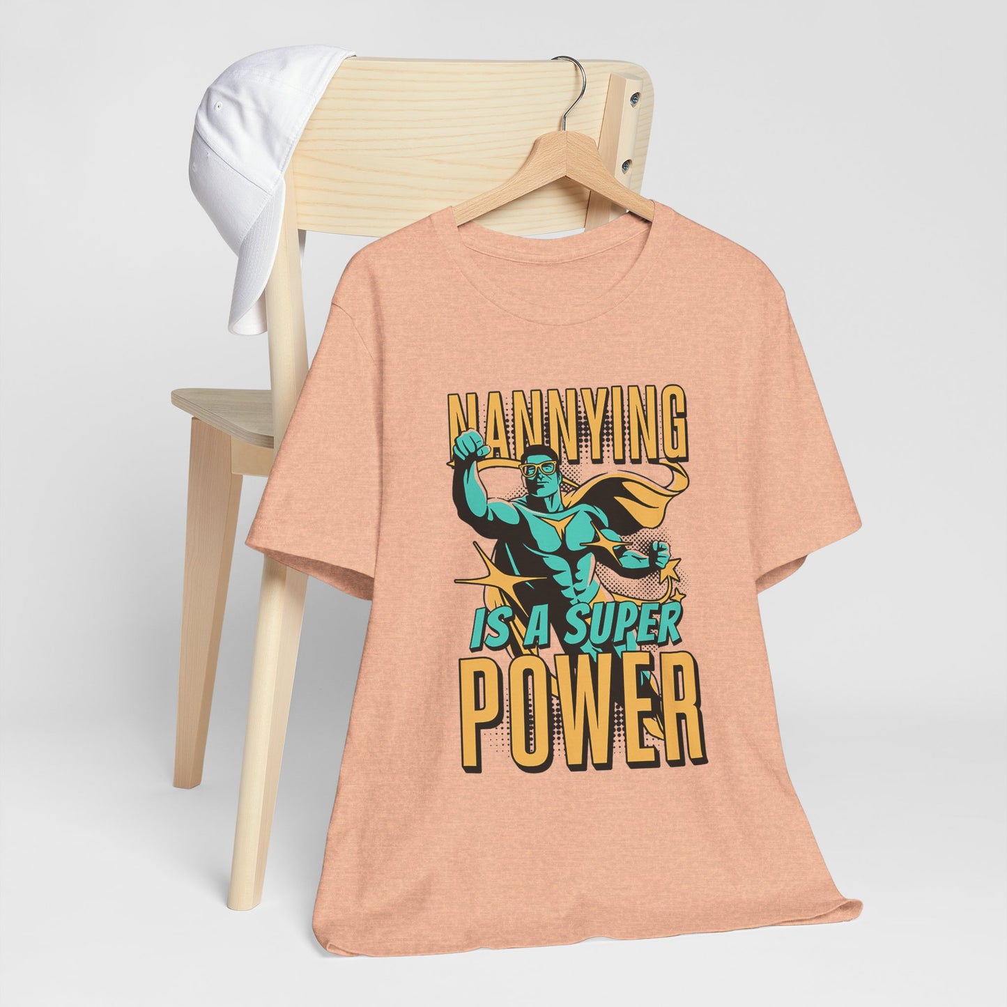 Nannying is a Super Power - Male - Unisex Jersey Short Sleeve Tee