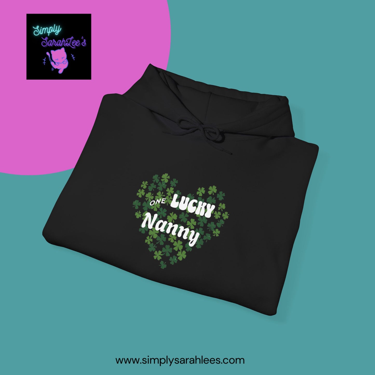 One Lucky Nanny Unisex Heavy Blend™ Hooded Sweatshirt