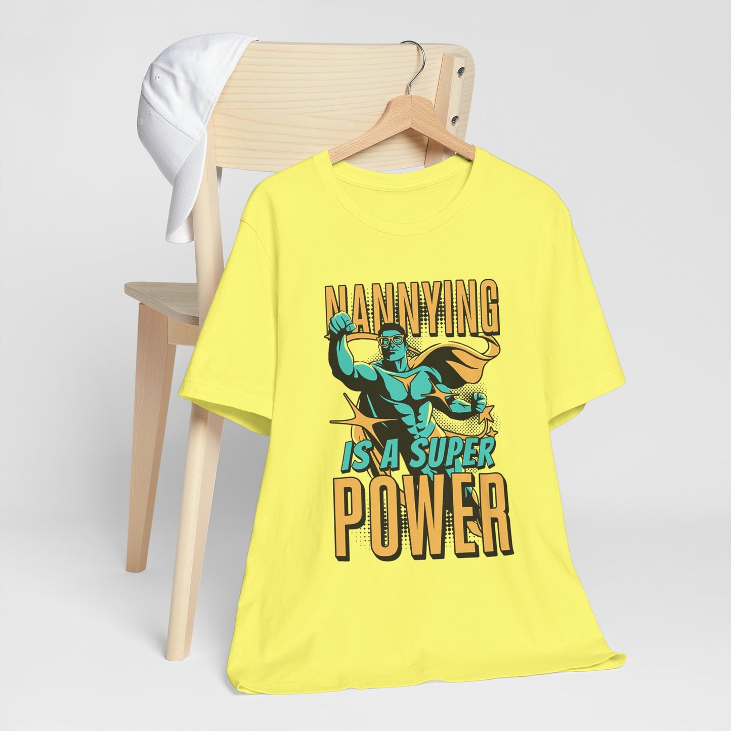 Nannying is a Super Power - Male - Unisex Jersey Short Sleeve Tee