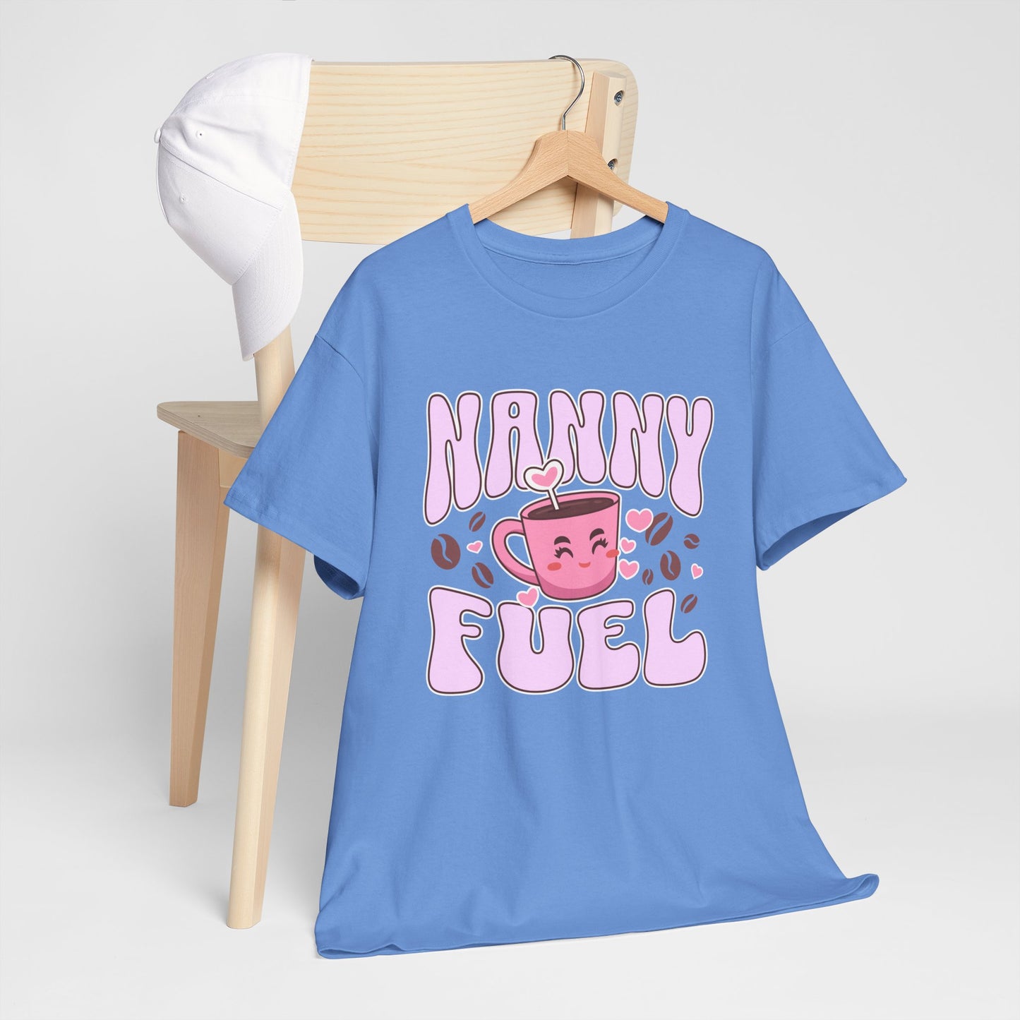 Nanny Fuel Coffee Cute Unisex Heavy Cotton Tee