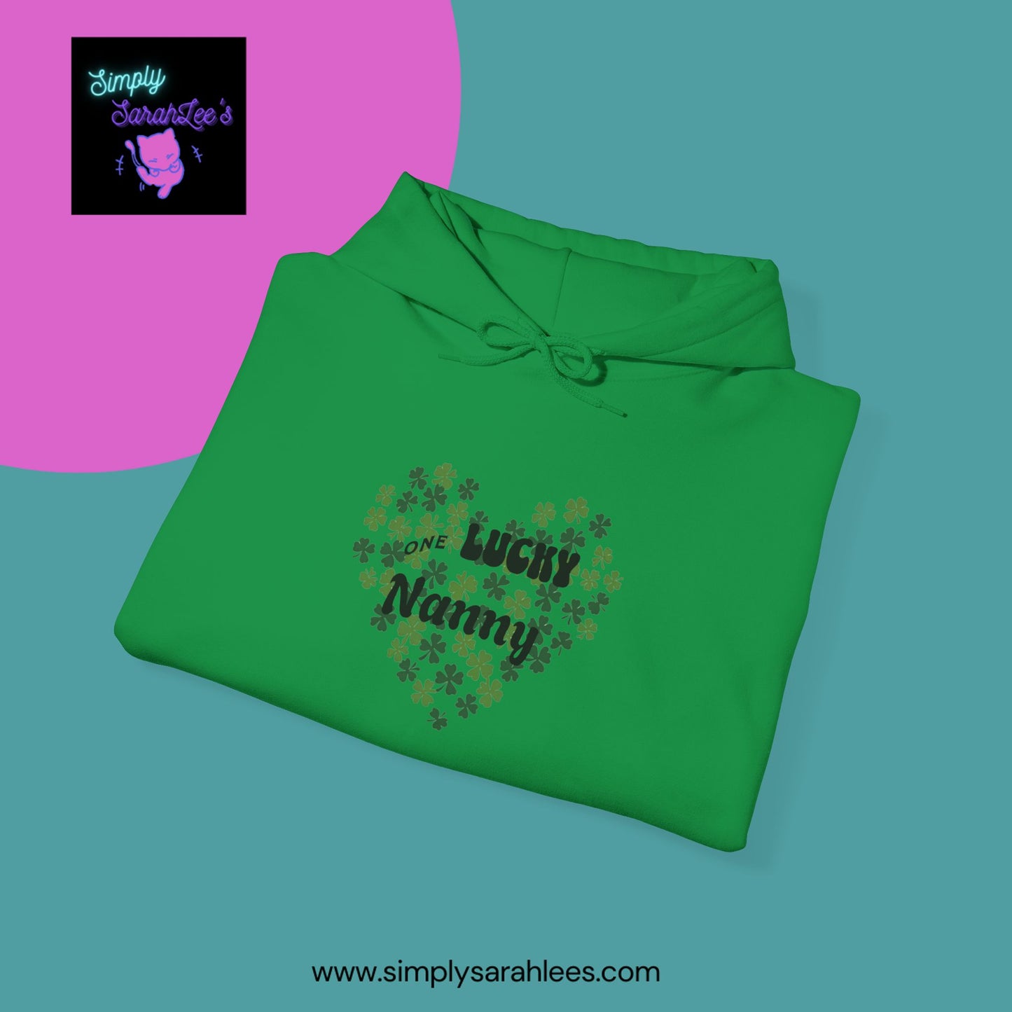 One Lucky Nanny Unisex Heavy Blend™ Hooded Sweatshirt