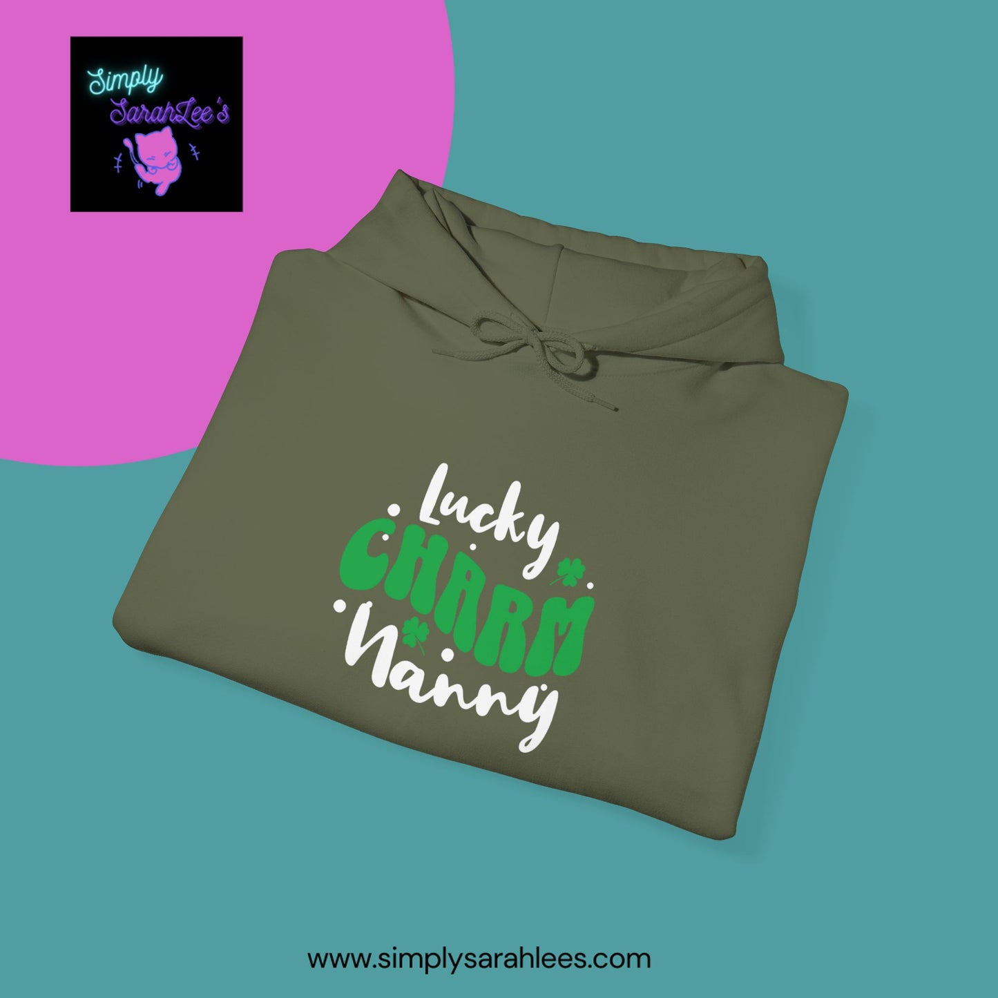 Lucky Charm Nanny Unisex Heavy Blend™ Hooded Sweatshirt