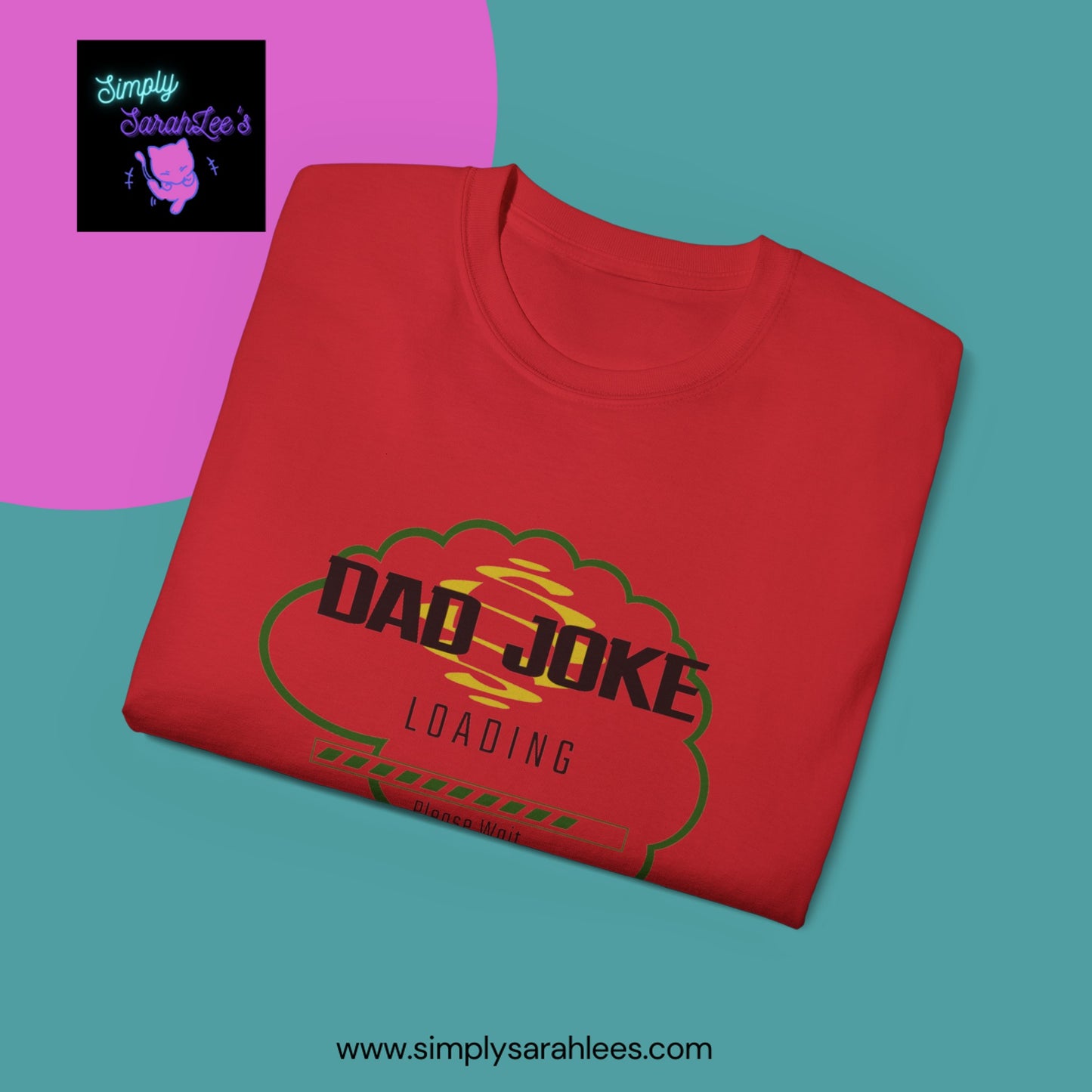 Dad Joke Loading brain T-shirt