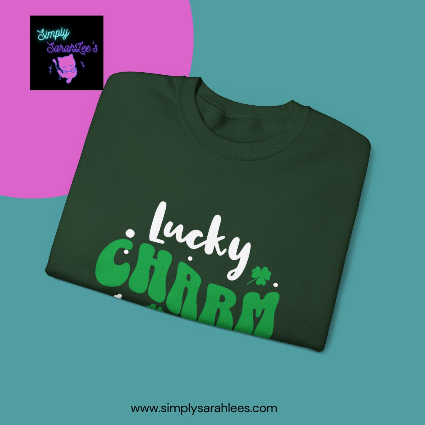 Lucky Charm Nanny Unisex Heavy Blend™ Crewneck Sweatshirt