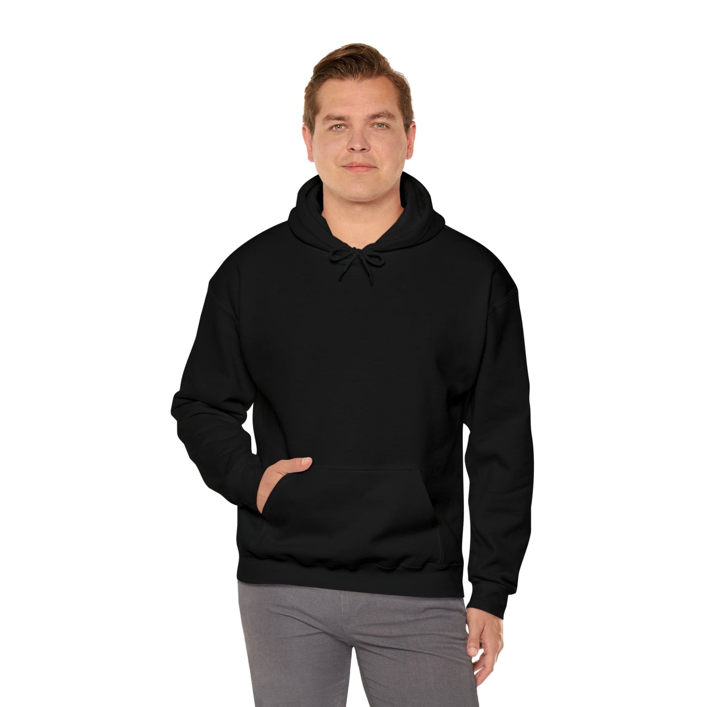 I am - inspirational talk - (back only) Unisex Heavy Blend Hooded Sweatshirt Printify