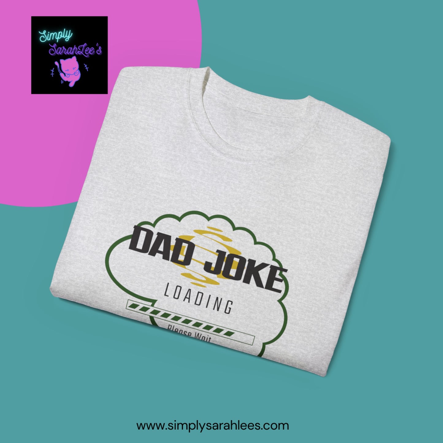 Dad Joke Loading brain T-shirt