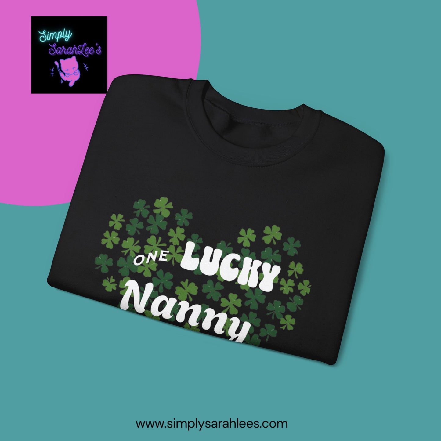 One Lucky Nanny Unisex Heavy Blend™ Crewneck Sweatshirt