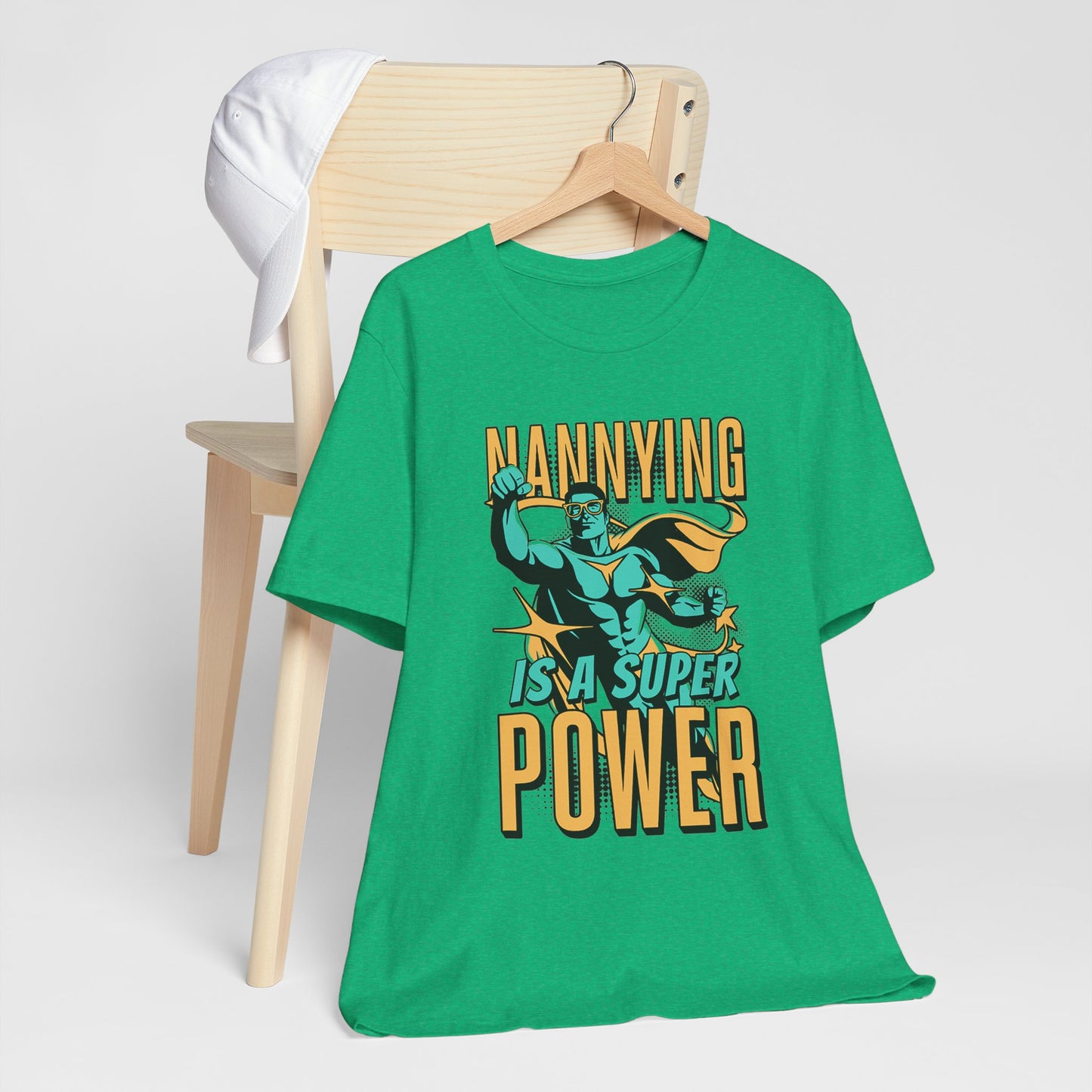 Nannying is a Super Power - Male - Unisex Jersey Short Sleeve Tee