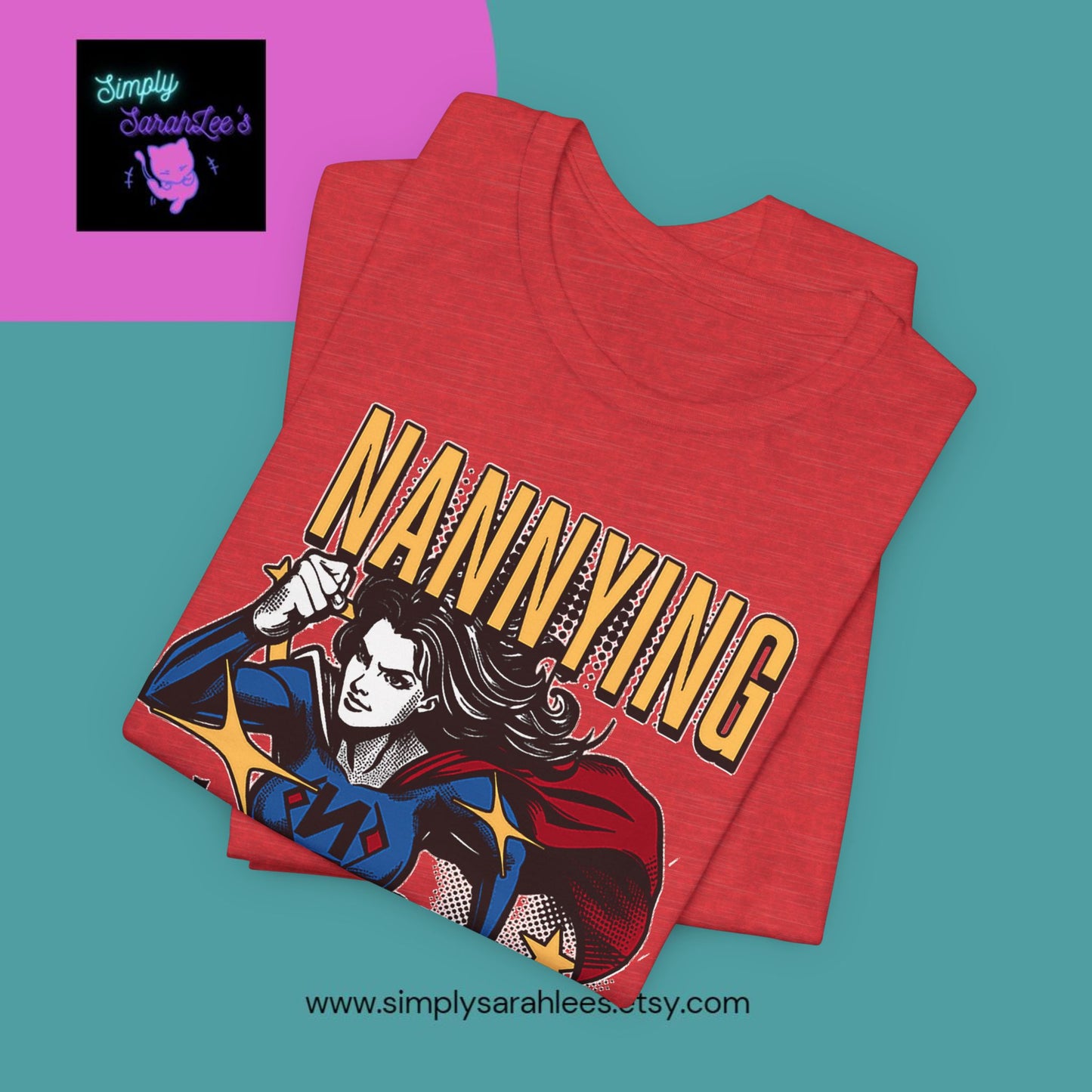 Nannying is a Super Power - Female - Unisex Jersey Short Sleeve Tee