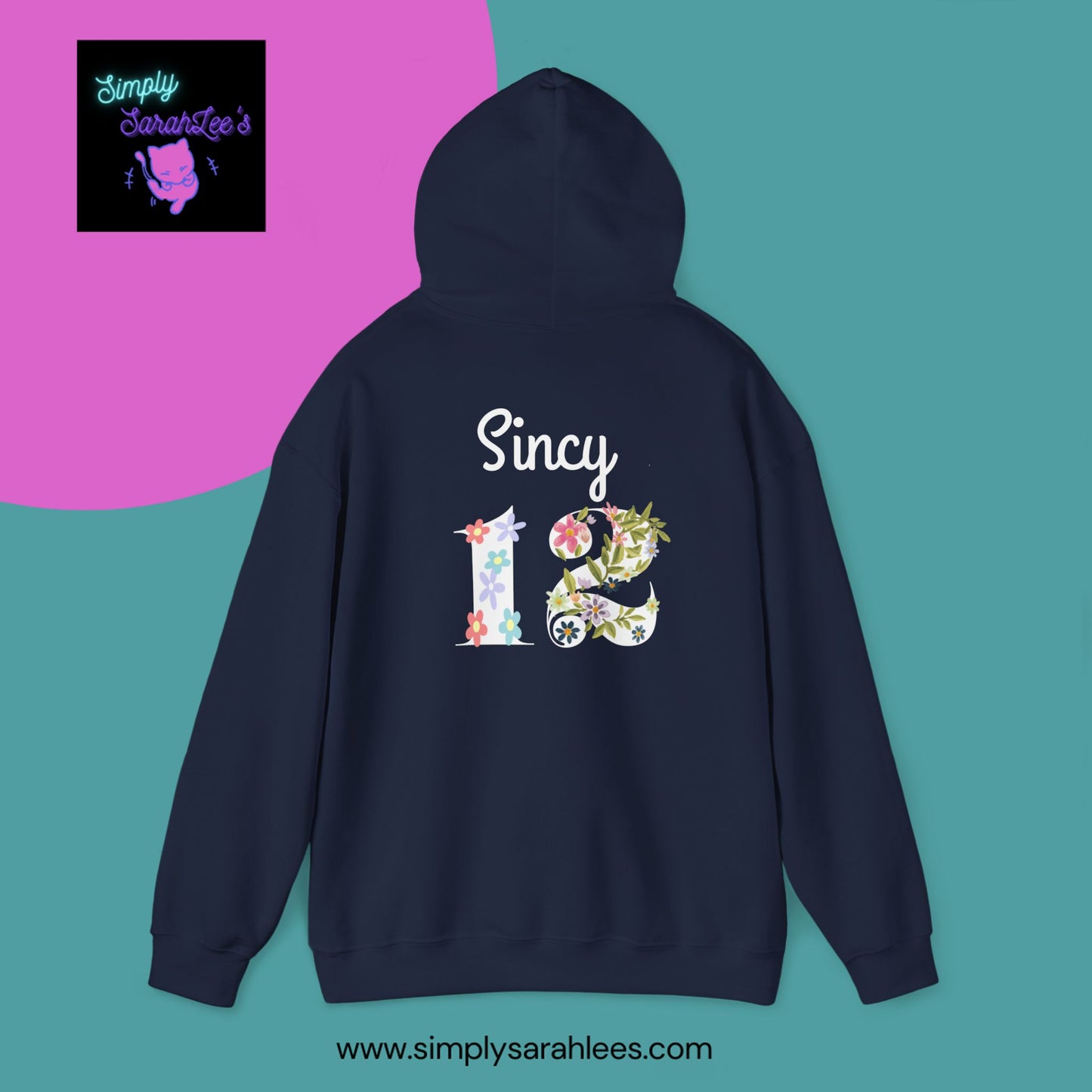 Sincy 12 *Custom Hoodie for Elysha* Unisex Heavy Blend Hooded Sweatshirt