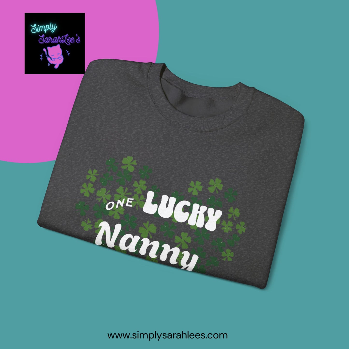 One Lucky Nanny Unisex Heavy Blend™ Crewneck Sweatshirt