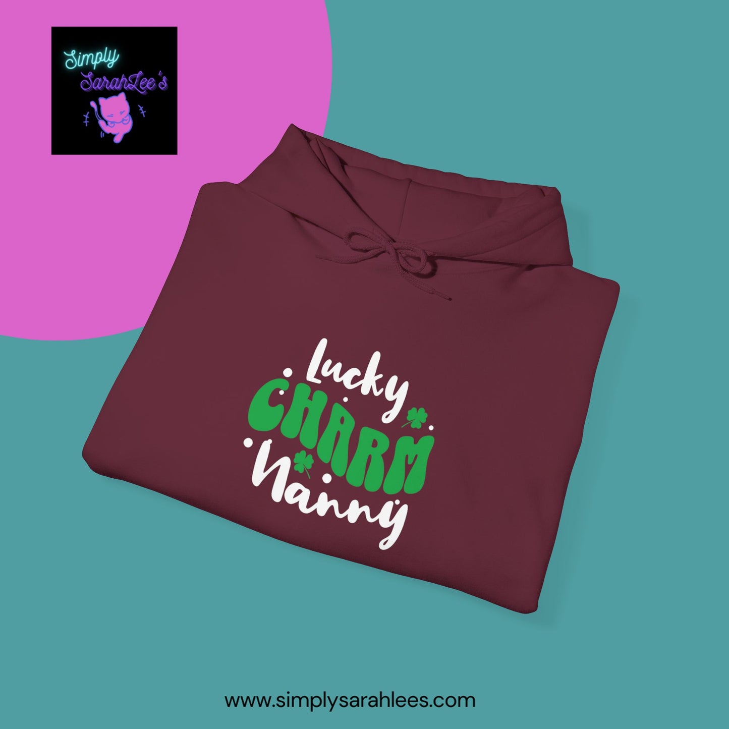 Lucky Charm Nanny Unisex Heavy Blend™ Hooded Sweatshirt