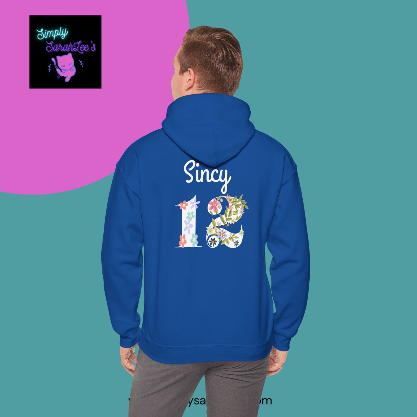 Sincy 12 *Custom Hoodie for Elysha* Unisex Heavy Blend Hooded Sweatshirt