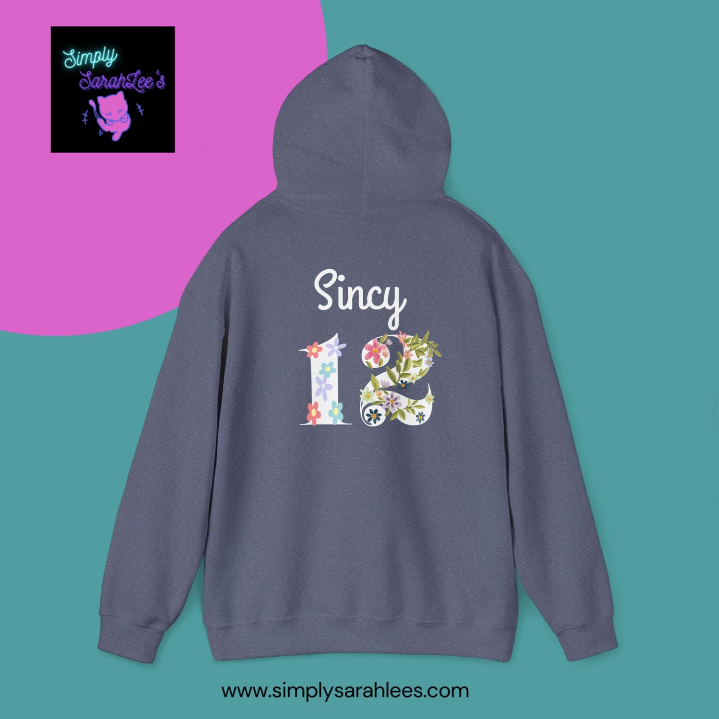 Sincy 12 *Custom Hoodie for Elysha* Unisex Heavy Blend Hooded Sweatshirt