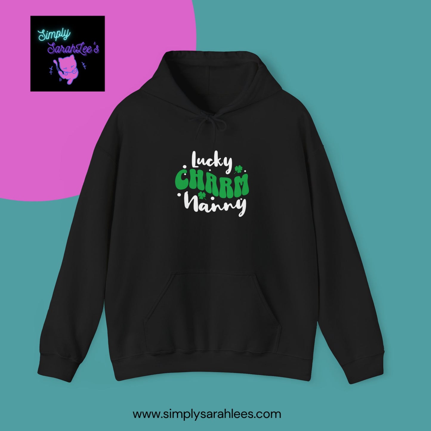 Lucky Charm Nanny Unisex Heavy Blend™ Hooded Sweatshirt