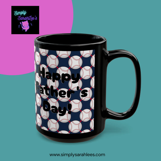 Father's day *Custom for Elysha* Black Mug (11oz, 15oz)