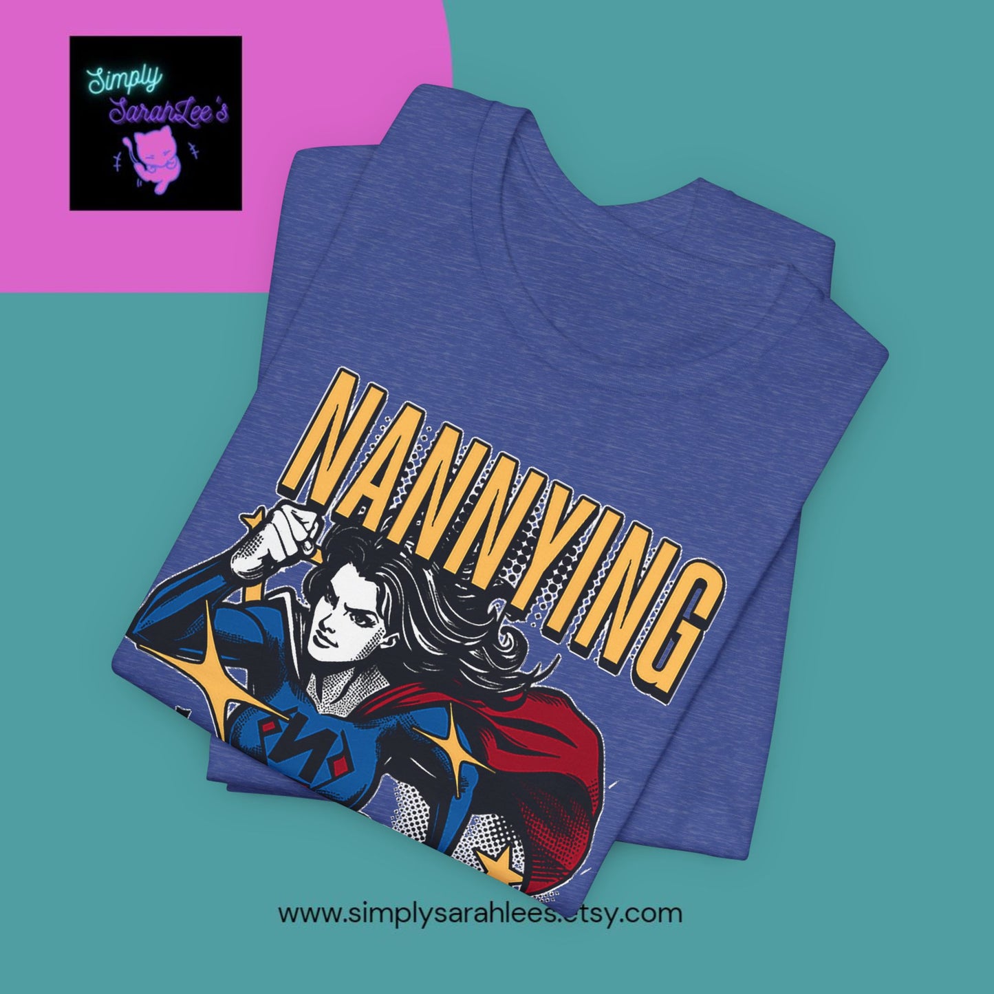 Nannying is a Super Power - Female - Unisex Jersey Short Sleeve Tee