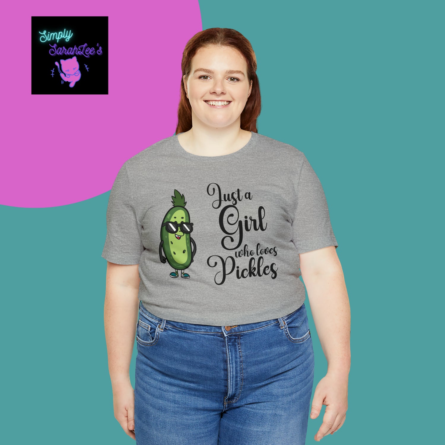 Just a Girl Who Loves Pickles *Custom for Elly* Unisex Jersey Short Sleeve Tee Printify