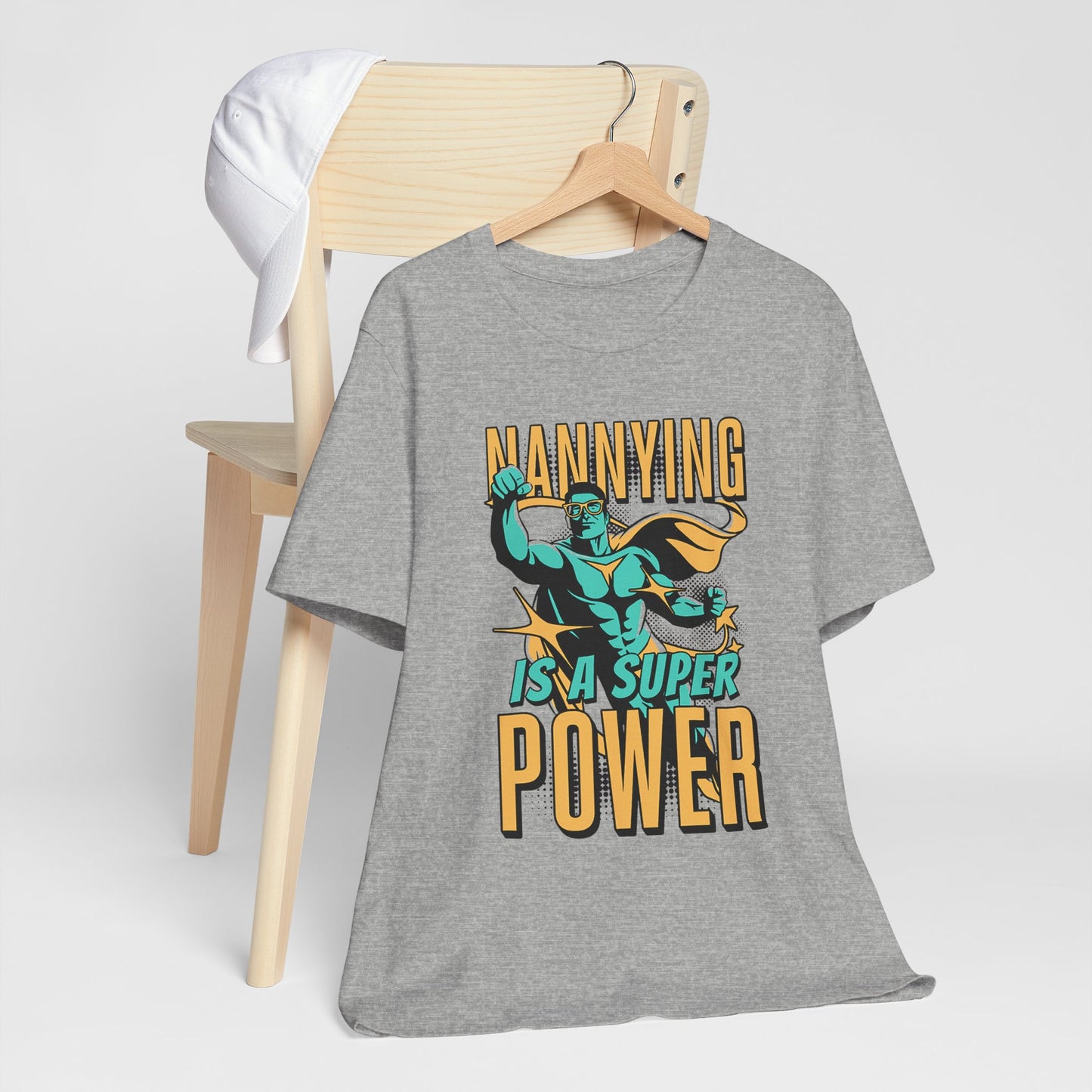 Nannying is a Super Power - Male - Unisex Jersey Short Sleeve Tee