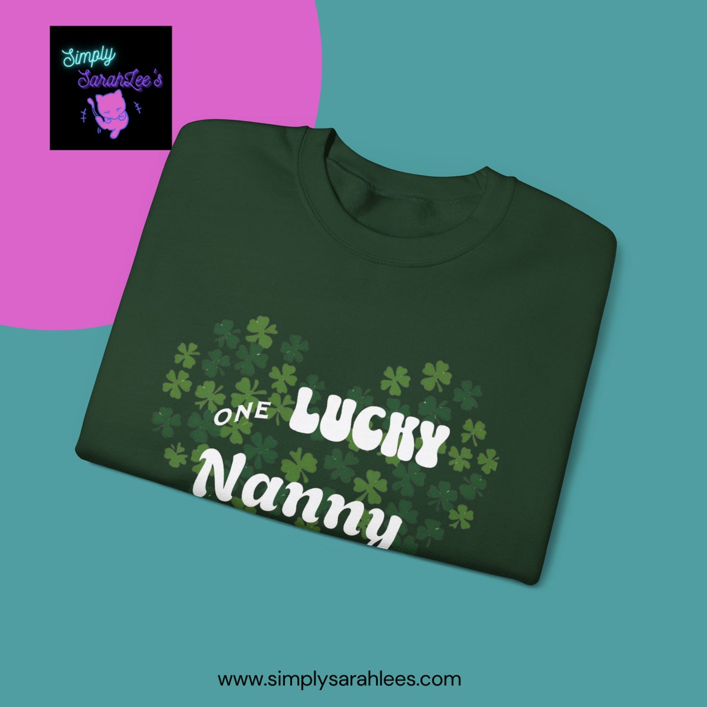 One Lucky Nanny Unisex Heavy Blend™ Crewneck Sweatshirt