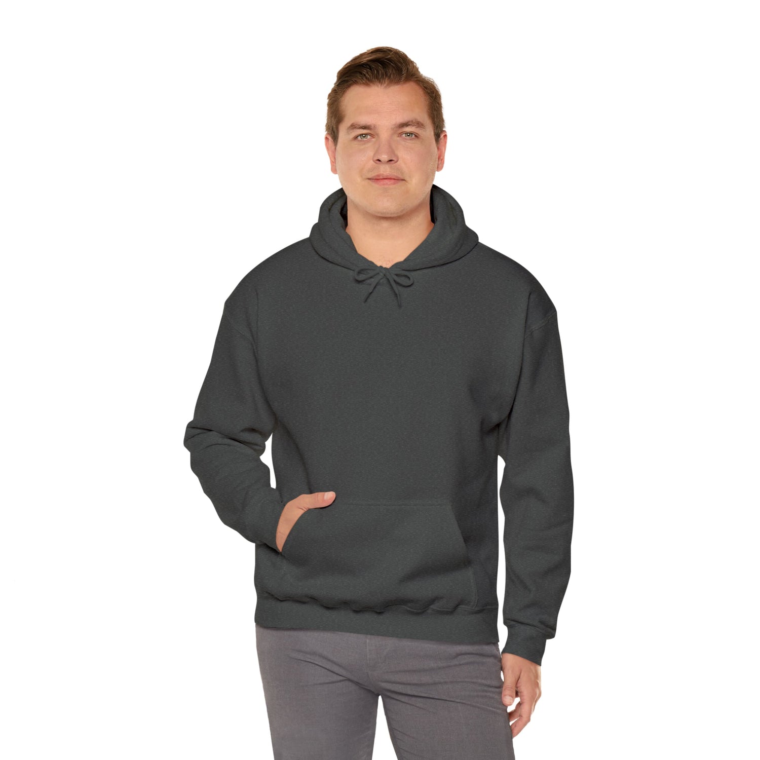 I am - inspirational talk - (back only) Unisex Heavy Blend Hooded Sweatshirt Printify