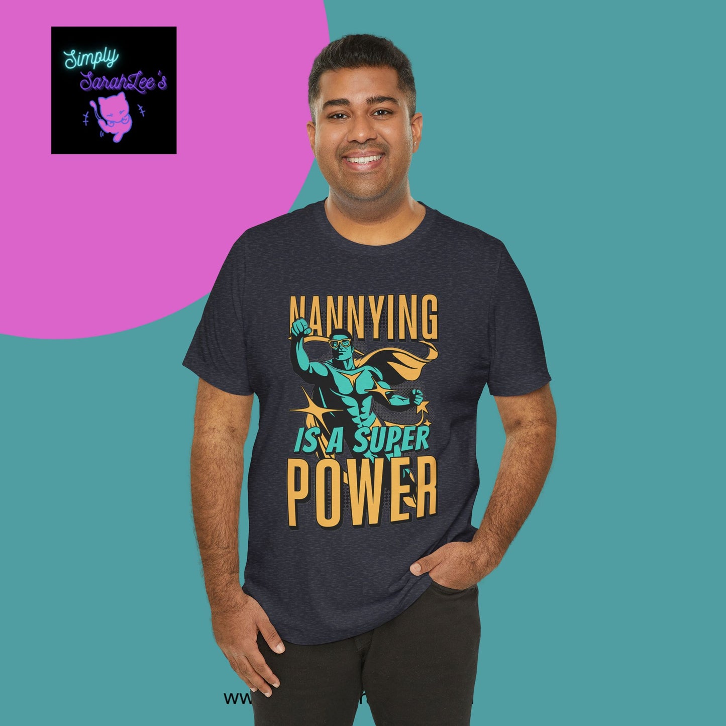 Nannying is a Super Power - Male - Unisex Jersey Short Sleeve Tee