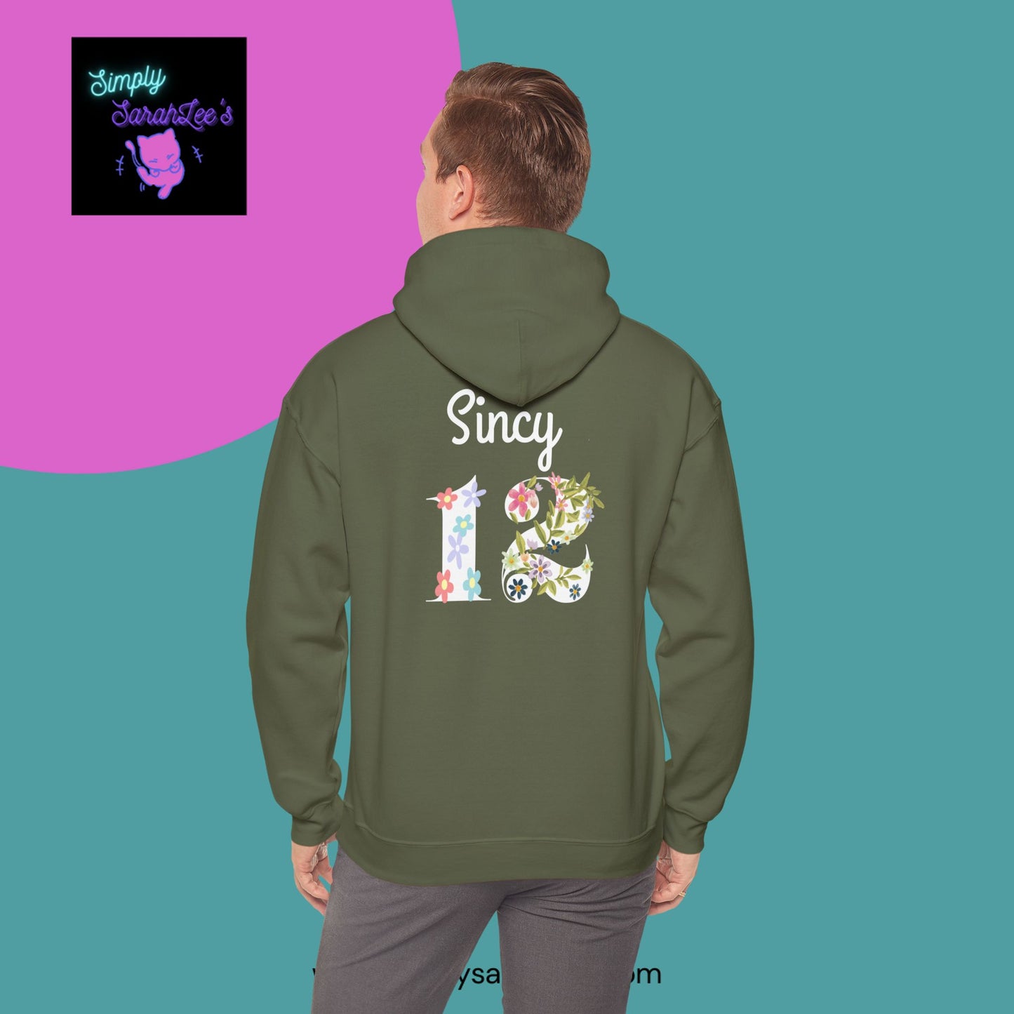 Sincy 12 *Custom Hoodie for Elysha* Unisex Heavy Blend Hooded Sweatshirt