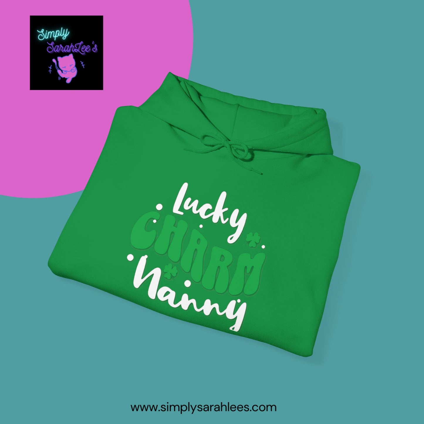 Lucky Charm Nanny Unisex Heavy Blend™ Hooded Sweatshirt