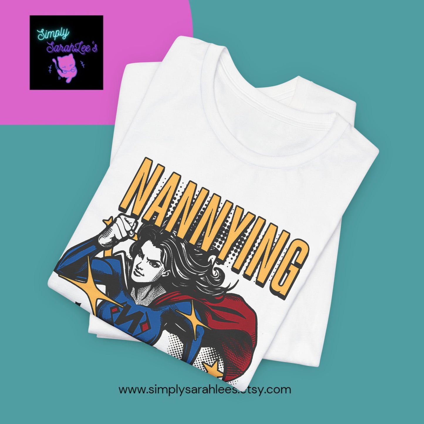 Nannying is a Super Power - Female - Unisex Jersey Short Sleeve Tee