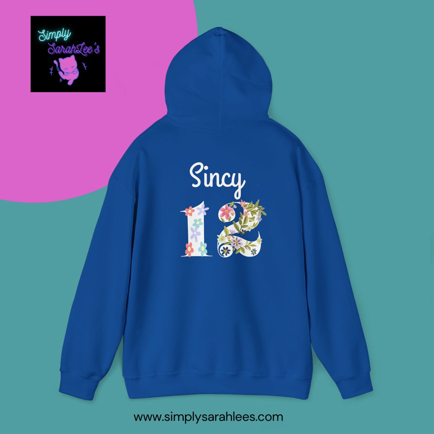 Sincy 12 *Custom Hoodie for Elysha* Unisex Heavy Blend Hooded Sweatshirt