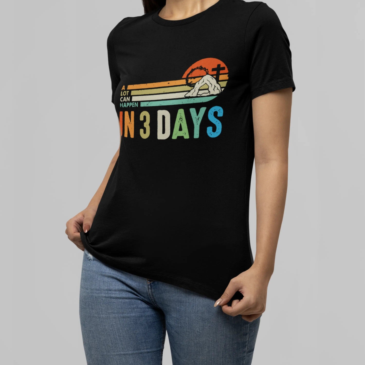 A Lot Can Happen In 3 Days Cotton t-shirt