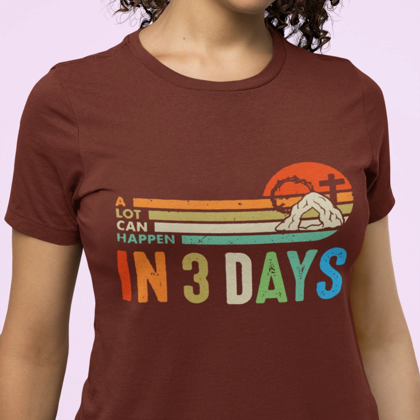 A Lot Can Happen In 3 Days Cotton t-shirt