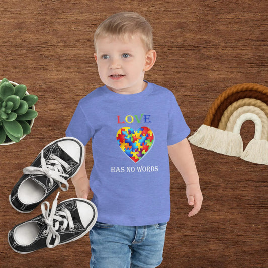 Autism Toddler Short Sleeve Tee Dark Colors