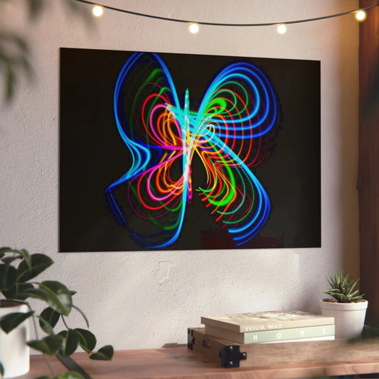 Butterfly Hula Hoop Rainbow Aluminum Composite Panels