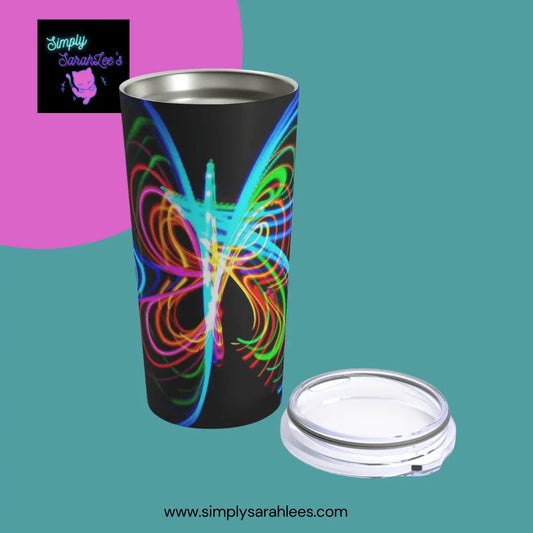 Butterfly Hula Hoop Rainbow (self-portrait ) Tumbler 20oz