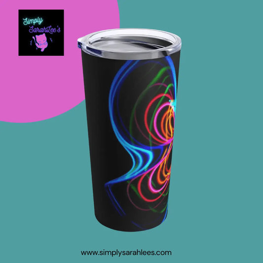 Butterfly Hula Hoop Rainbow (self-portrait ) Tumbler 20oz