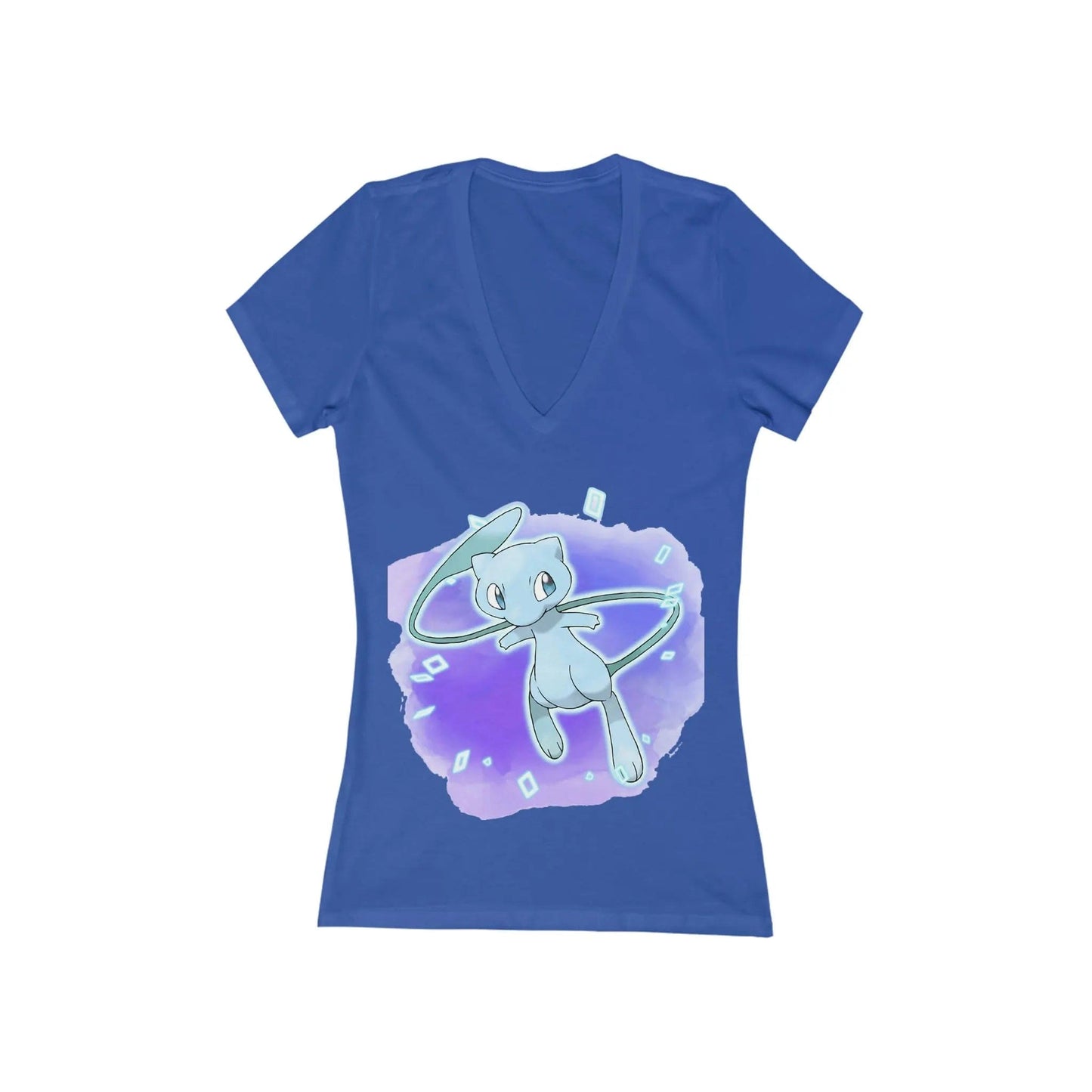 Cosmic Mew *Custom for Ally Kat* Jersey Short Sleeve Deep V-Neck Tee