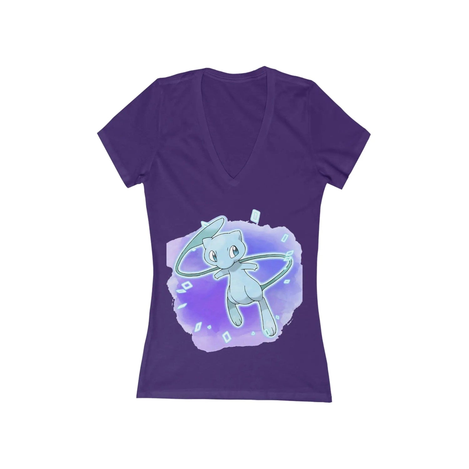 Cosmic Mew *Custom for Ally Kat* Jersey Short Sleeve Deep V-Neck Tee