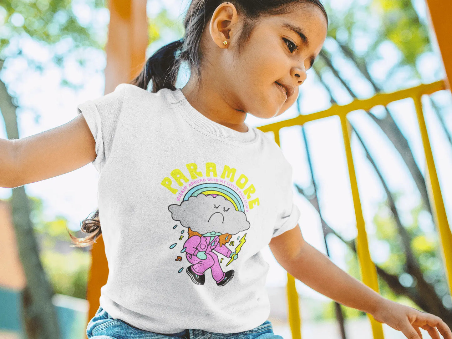 Custom Cloudy shirt for Birdy-Bird Toddler's Fine Jersey Tee