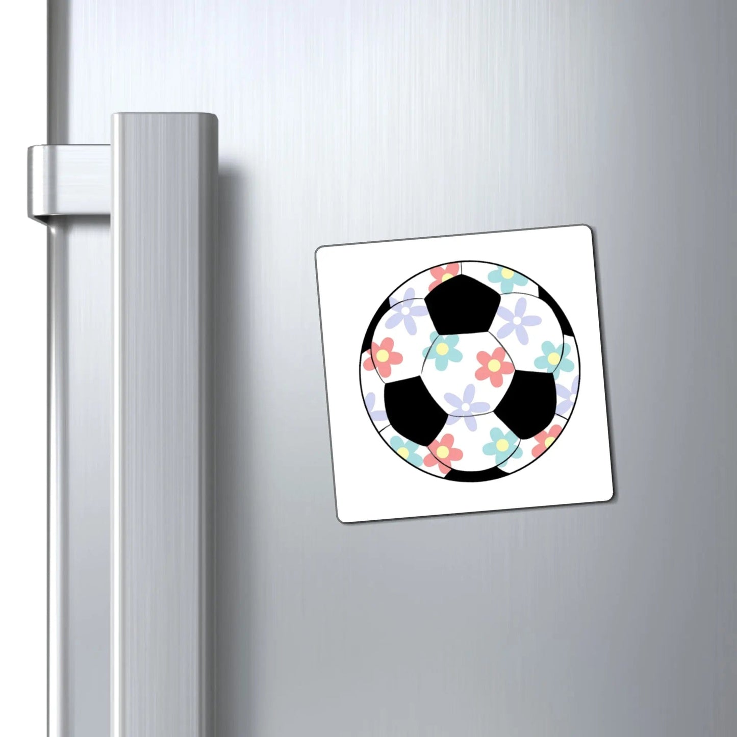 Cute Flower Soccerball Magnet