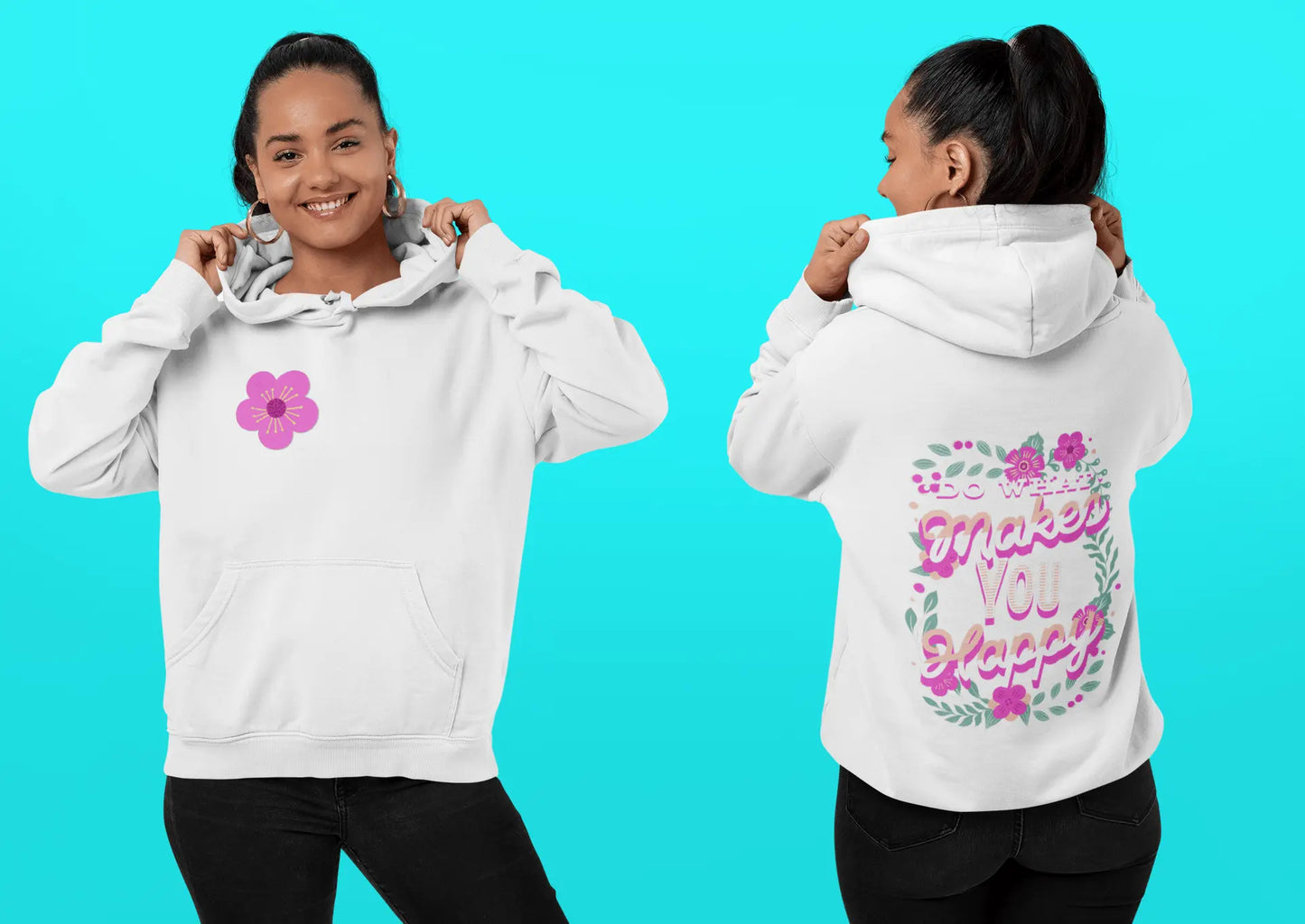 Do What Makes You Happy, Flower, Champion Hoodie