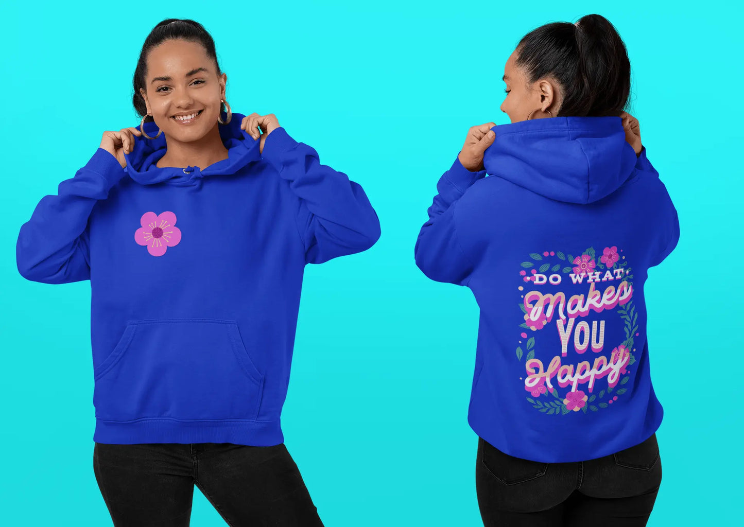 Do What Makes You Happy, Flower, Champion Hoodie