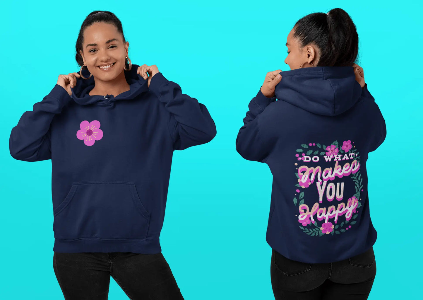 Do What Makes You Happy, Flower, Champion Hoodie