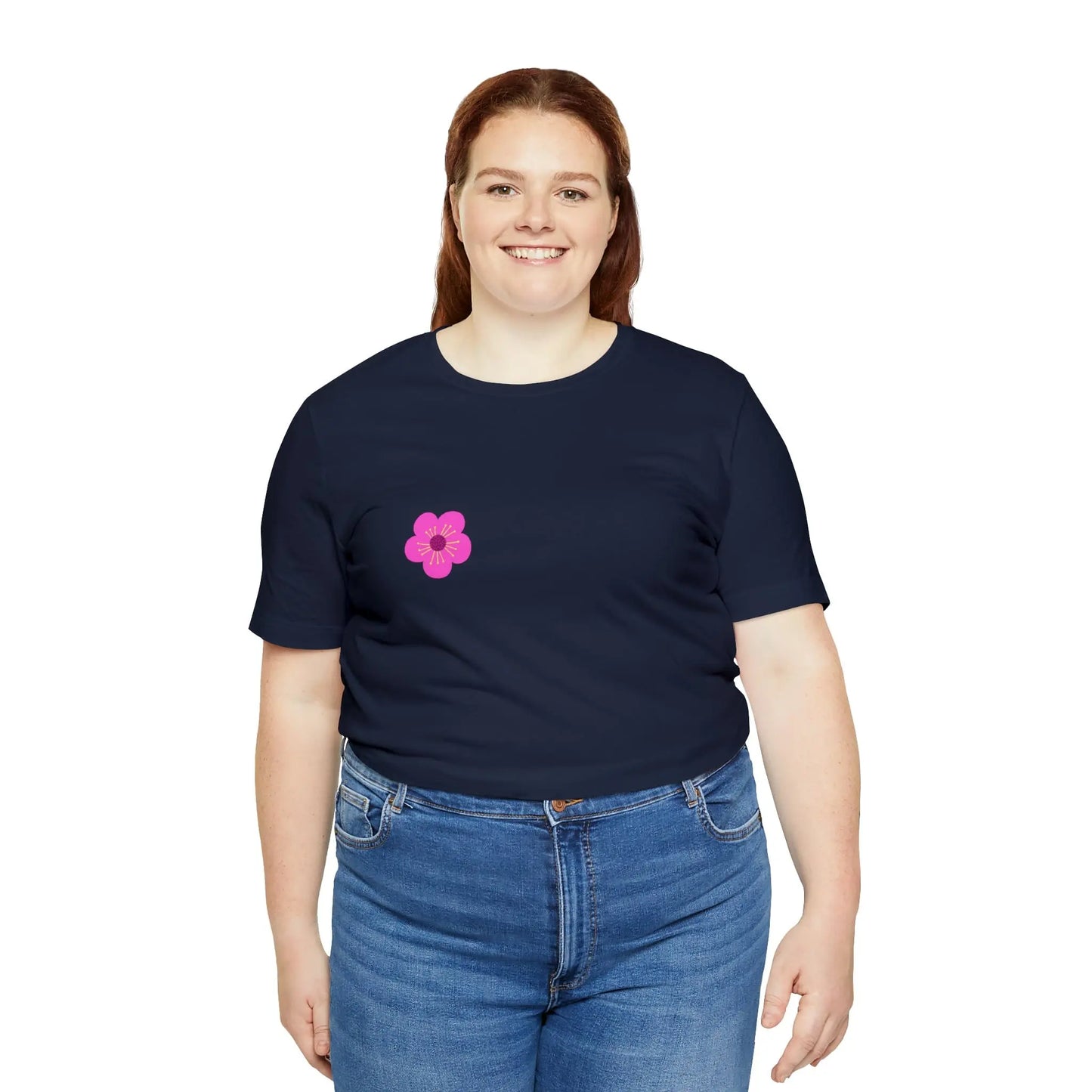 Do What Makes You Happy, Flowers, Unisex Jersey Short Sleeve Tee