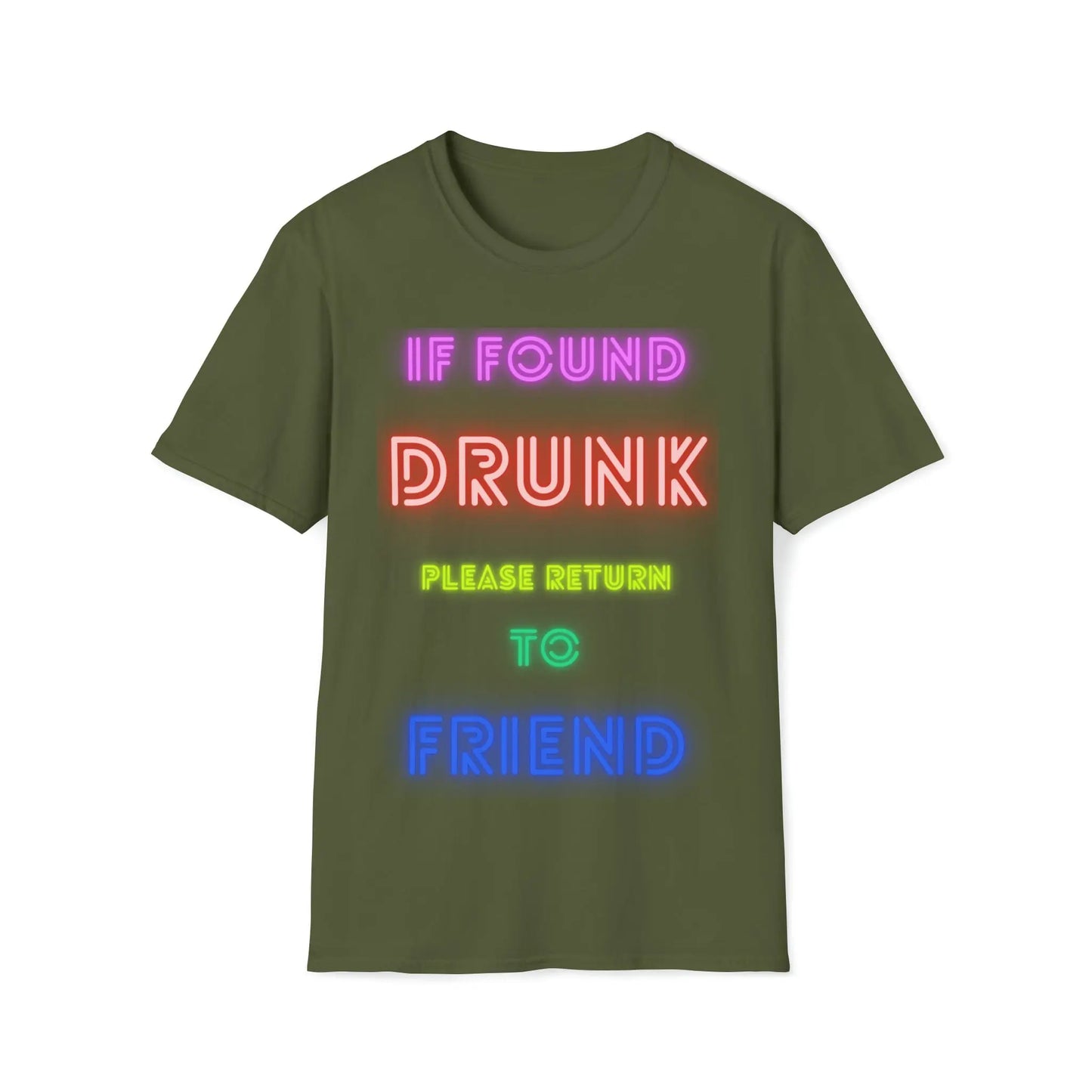 Drunk Friend 1 Unisex Softstyle T-Shirt