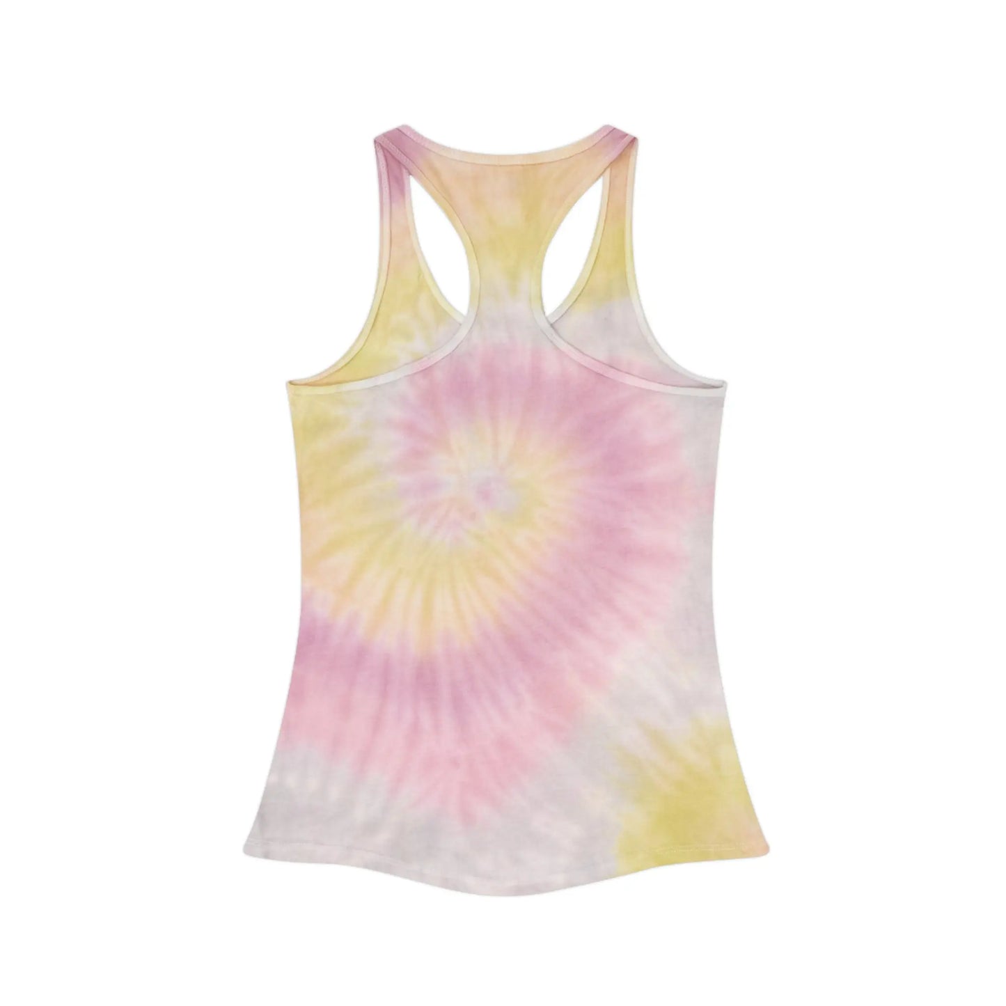 Fairy with Fae lights in black with Tie Dye Racerback Tank Top