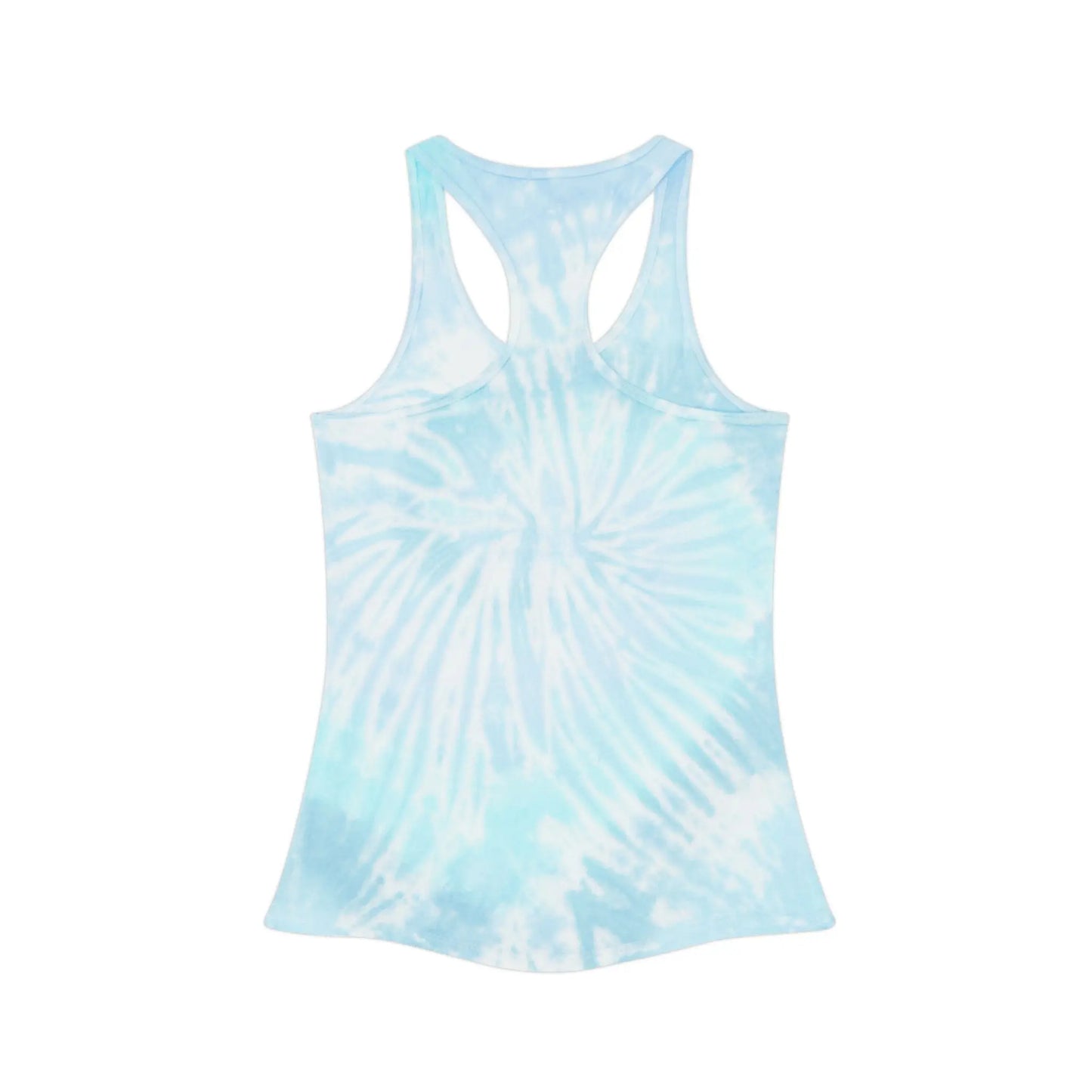 Fairy with Fae lights in black with Tie Dye Racerback Tank Top