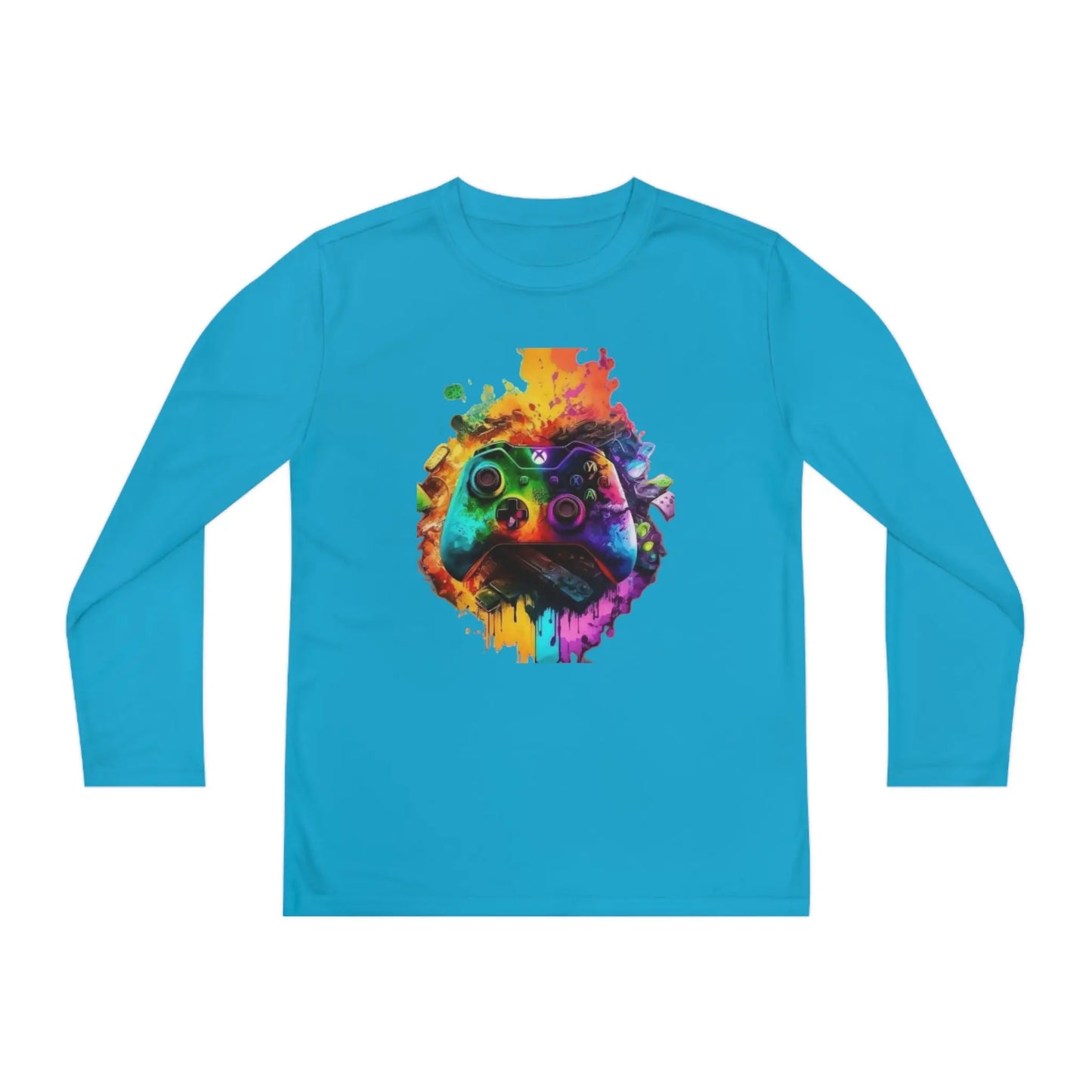 Gamer Shirt *Custom for Crabbie* Youth Long Sleeve Competitor Tee Printify