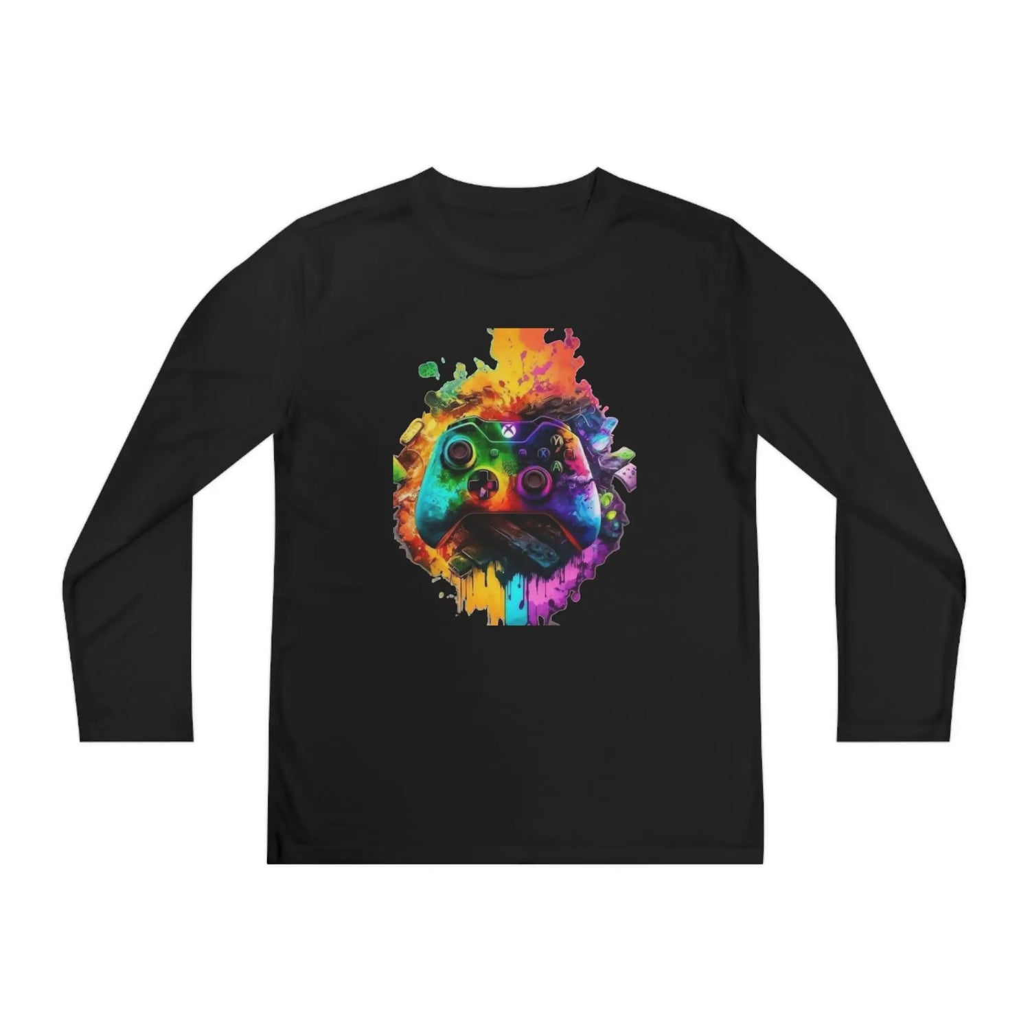 Gamer Shirt *Custom for Crabbie* Youth Long Sleeve Competitor Tee Printify